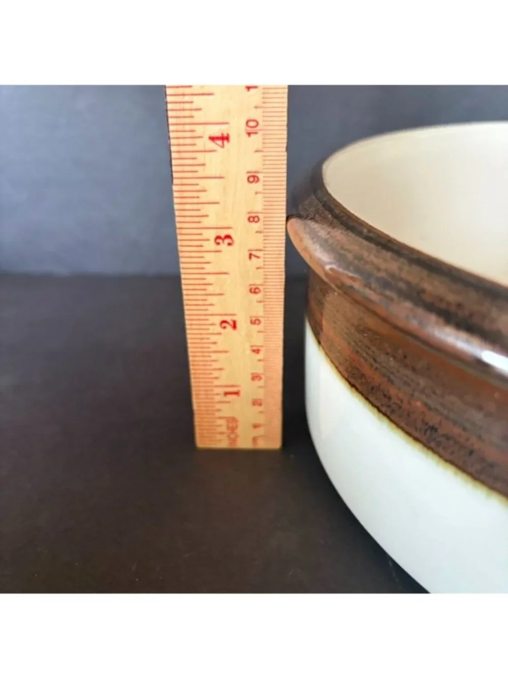 Vtg Arabia Finland Stoneware Covered Casserole Dish 8.75